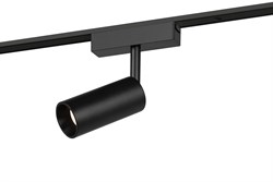 Магнитный трековый светильник ЭРА TRM-S5-3-8W4K-BK прожекторного типа для тонкой магнитной системы 8Вт 4000К черный Б0059051 - фото 110639