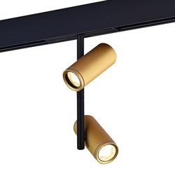 ST LUCE ST808.246.16 Магнитный трековый светильник Золотистый LED 1*16W 4000K 1 250Lm Ra>90 IP20 D45xH240 48VV ST808.246.16 - фото 110645