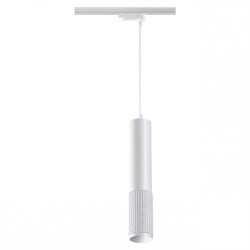 Novotech 370770 PORT NT21 000 белый Однофазный трековый светильник, провод 1м IP20 GU10 50W 220V MAIS 370770 - фото 110718