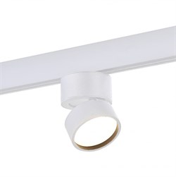 ST LUCE ST809.536.09 Магнитный трековый светильник Белый LED 1*9W 3000K 550Lm Ra>90 120° IP20 D85xH126 48VV ST809.536.09 - фото 110720