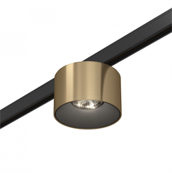 ST LUCE ST669.336.05 Магнитный трековый светильник Латунь LED 1*5W 3000K 350Lm Ra>90 36° IP20 D60xH38 24V ST669.336.05 - фото 110739