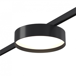 ST LUCE ST670.446.12 Магнитный трековый светильник Черный LED 1*12W 4000K 500Lm Ra>80 100° IP20 D113xH34 24V ST670.446.12 - фото 110821