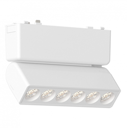 ST LUCE ST675.536.06 Магнитный трековый светильник Белый LED 1*6W 3000K 360Lm Ra>90 >90 IP20 L122xW26xH82 48V ST675.536.06 - фото 111053