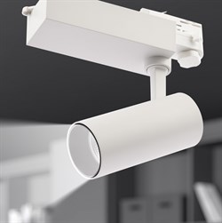 ЭРА Трековый светильник трёхфазный SТR-30-36-40K-W20 узкий луч 4000K белый Б0049752 - фото 111066