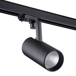 Novotech 358258 NT19 018 черный Трехфазный трековый светодиодный светильник IP20 LED 30W 220-240V HELIX 358258 - фото 111074