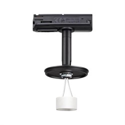 Novotech 370684 NT19 000 черный Светильник трековый однофазный без плафона (плафоны арт. 370694-370711) IP20 370684 - фото 111084