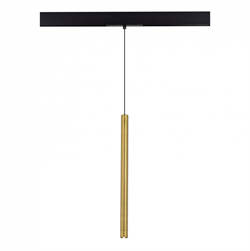 ST LUCE ST682.346.07 Магнитный трековый светильник Золотистый LED 1*7W 4000K 450Lm Ra90 36° IP20 D32xH307 48V ST682.346.07 - фото 111341