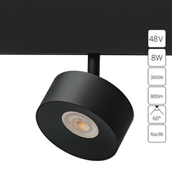 Arte Lamp A4781PL-1BK LINEA Магнитный трековый светильник LED A4781PL-1BK - фото 111372