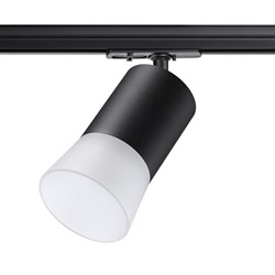 Novotech 370902 PORT NT22 черный Светильник трековый однофазный двухжильный (универсальный) IP20 GU10 9W 220V ELINA 370902 - фото 111437