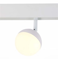ST Luce ST358.536.07 Магнитный трековый светильник белый LED 1*7W 3000K 520Lm Ra>80 120° IP20 L120xW90xH192 48V ST358.536.07 - фото 111544