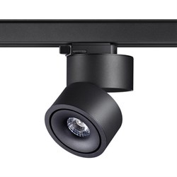 Novotech 358779 PORT NT21 101 черный Трехфазный трековый светодиодный светильник IP20 LED 15W 4000K 1300Лм 100-265V GRODA 358779 - фото 111690