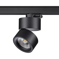 Novotech 358787 PORT NT21 101 черный Трехфазный трековый светодиодный светильник IP20 LED 25W 4000K 2200Лм 100-265V GRODA 358787 - фото 111755