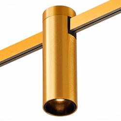 ST LUCE ST810.206.05 Магнитный трековый светильник FARM Золотистый LED 1*5W 3000K 230Lm Ra90 60 IP20 D35xH112 180-240V ST810.206.05 - фото 112063