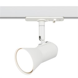 ЭРА Трековый светильник однофазный ЭРА TR37-GU10 WH под лампу MR16 белый Б0053303 - фото 112218