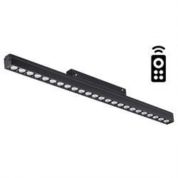 Novotech 358624 SHINO NT21 000 черный Трековый низковольтный св-к диммируемый с ДУ, со сменой цв.температуры IP20 LED 3000~6500К 24W 48V FLUM 358624 - фото 112245