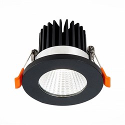 ST LUCE  ST704.448.10 Св-к встр. Черный LED 1*10W 4000K 900Lm Ra>90 38о IP20 D80xH60 170-240V ST704.448.10 - фото 112794