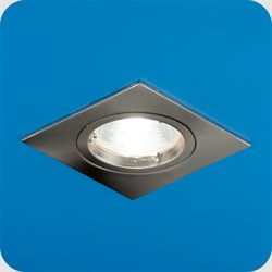 Italmac Ferrum 51 2 06 Светильник встраиваемый квадрат MR51 1x50W GU5.3 никель Ferrum 51 2 06 - фото 112861