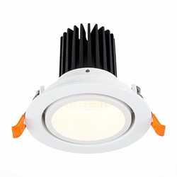 ST LUCE  ST705.538.10 Св-к встр. Белый LED 1*10W 3000K 750Lm Ra>90 38о IP20 D102xH85 170-240V ST705.538.10 - фото 112896