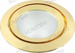 Comtech Appolo Светильник галогеновый встраиваемый HS 1x75W G9 золото P00311/2 - фото 112905