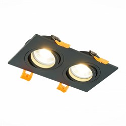 ST LUCE  ST251.408.02 Св-к встр. Черный GU10 2*50W IP20 L170xW92xH27 220V Без ламп ST251.408.02 - фото 112924