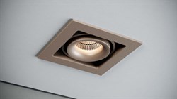 Quest Light Светильник встраиваемый, поворотный, шампань, под лампу GU10, IP20 CASTLE 1 LD champagne CASTLE 1 LD champagne - фото 113012