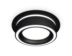 Ambrella Комплект встраиваемого светильника XC8051018 SBK/FR черный песок/белый матовый GX53 (C8051, N8434) XC8051018 - фото 113098