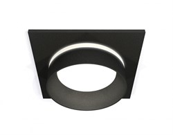 Ambrella Комплект встраиваемого светильника с акрилом XC6521061 SBK/FR черный песок/белый матовый MR16 GU5.3 (C6521, N6229) XC6521061 - фото 113118