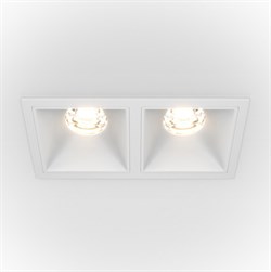 Maytoni Встраиваемый светильник Alfa LED 4000K 2x10Вт 36° Dim Triac DL043-02-10W4K-D-SQ-W - фото 113171