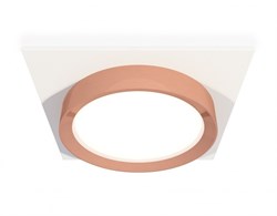 Ambrella Комплект встраиваемого светильника XC8061006 SWH/PPG белый песок/золото розовое полированное GX53 (C8061, N8126) XC8061006 - фото 113258