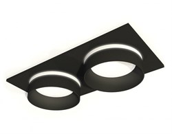 Ambrella Комплект встраиваемого светильника с акрилом XC6526061 SBK/FR черный песок/белый матовый MR16 GU5.3 (C6526, N6229) XC6526061 - фото 113261