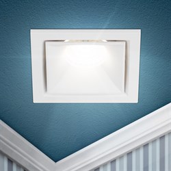 ЭРА Встраиваемый светильник алюминиевый ЭРА KL101 WH MR16 GU5.3 белый Б0055586 - фото 113368