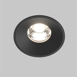 Maytoni Встраиваемый светильник Round 4000K 12W 60° Черный DL058-12W4K-B - фото 113376