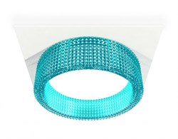 Ambrella Комплект встраиваемого светильника XC8061033 SWH/BL белый песок/голубой GX53 (C8061, N8488) XC8061033 - фото 113404