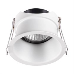 Novotech Светильник встраиваемый 370446 IP20 GU10 50W 220V BUTT белый 370446 - фото 113435
