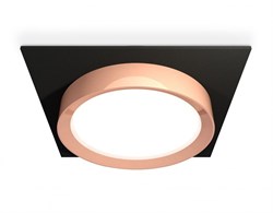 Ambrella Комплект встраиваемого светильника XC8062006 SBK/PPG черный песок/золото розовое полированное GX53 (C8062, N8126) XC8062006 - фото 113469