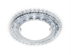 Ambrella Встраиваемый точечный светильник со светодиодной лентой G288 CH хром/прозрачный GX53+3W(LED WHITE) G288 CH - фото 113478