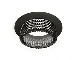 Ambrella Комплект встраиваемого светильника с композитным хрусталем XC6513041 SBK/BK черный песок/тонированный MR16 GU5.3 (C6513, N6151) XC6513041 - фото 113485