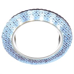 Ambrella Встраиваемый точечный светильник со светодиодной лентой G296 CL/CLD хром/прозрачный GX53+3W(LED COLD) G296 CL/CLD - фото 113496