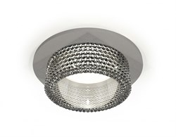 Ambrella Комплект встраиваемого светильника с композитным хрусталем XC6514040 SGR/CL серый песок/прозрачный MR16 GU5.3 (C6514, N6150) XC6514040 - фото 113525