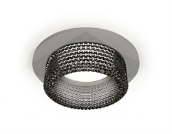 Ambrella Комплект встраиваемого светильника с композитным хрусталем XC6514041 SGR/BK серый песок/тонированный MR16 GU5.3 (C6514, N6151) XC6514041 - фото 113538