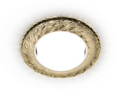 Ambrella Встраиваемый точечный светильник со светодиодной лентой G303 CL/WW хром/прозрачный GX53+3W(LED WARM) G303 CL/WW - фото 113566