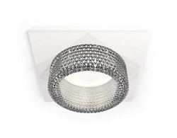 Ambrella Комплект встраиваемого светильника с композитным хрусталем XC6520040 SWH/CL белый песок/прозрачный MR16 GU5.3 (C6520, N6150) XC6520040 - фото 113579