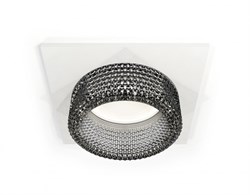 Ambrella Комплект встраиваемого светильника с композитным хрусталем XC6520041 SWH/BK белый песок/тонированный MR16 GU5.3 (C6520, N6151) XC6520041 - фото 113586