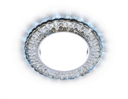 Ambrella Встраиваемый точечный светильник со светодиодной лентой G315 CL/CLD хром/прозрачный GX53+3W(LED COLD) G315 CL/CLD - фото 113599