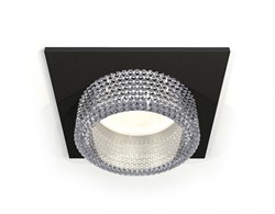 Ambrella Комплект встраиваемого светильника с композитным хрусталем XC6521040 SBK/CL черный песок/прозрачный MR16 GU5.3 (C6521, N6150) XC6521040 - фото 113635