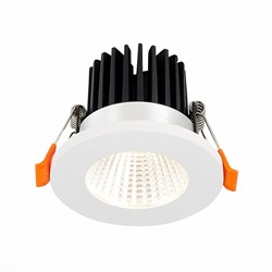 ST LUCE  ST704.538.10 Св-к встр. Белый LED 1*10W 3000K 900Lm Ra>90 38о IP20 D80xH60 170-240V ST704.538.10 - фото 113646