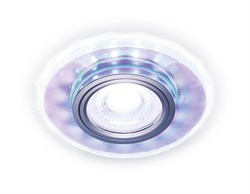 Ambrella Встраиваемый точечный светильник со светодиодной лентой S211 PR/WH хром/перламутровый MR16+3W(LED WHITE 4200K) S211 PR/WH - фото 113728