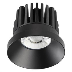 Novotech 357586 NT18 032 черный Встраиваемый светодиодный светильник 10W 100-265V METIS 357586 - фото 113774