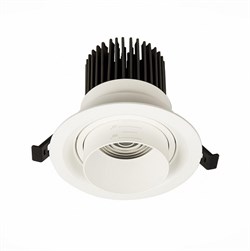 ST Luce ST701.538.12 Светильник встраиваемый Zoom Белый LED 1*12W 3000K 960Lm Ra90 15°-60° IP20 D115xH95 170-240V ST701.538.12 - фото 113871