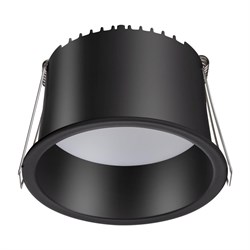 Novotech 358902 SPOT NT2 черный Светильник встраиваемый светодиодный IP20 LED 4000К 12W 220V TRAN 358902 - фото 113971
